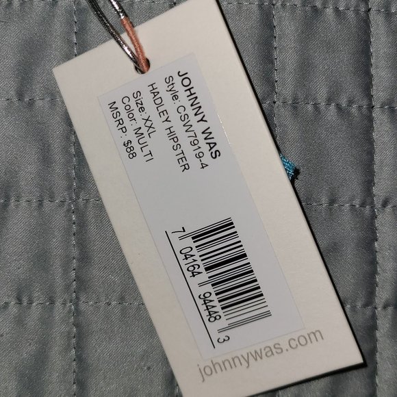 JOHNNY WAS Hadley Hipster Bikini Bottom NWT, Size XXL - Picture 4 of 6